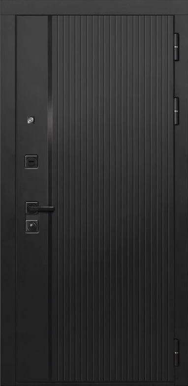 Входная дверь ДвериПРО L-45 Эмаль L-2 (16мм, белая эмаль) DPRO196974 внешняя сторона