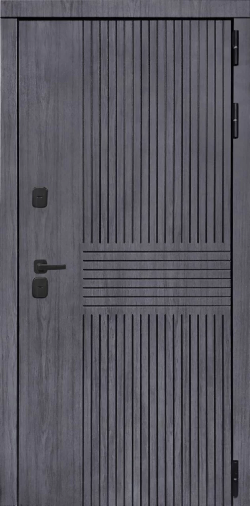 Входная дверь ДвериПРО Берген A-1 (16мм, белая эмаль) DPRO196930 внешняя сторона