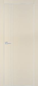 Межкомнатная дверь PX-20  AL кромка с 4-х ст. Бежевый матовый