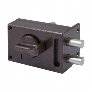 Замок накладной цилиндровый ЗН1-М1 КМЗ медь, 5 кл.