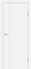 Межкомнатная дверь P-20 AL  молдинг Белый матовый