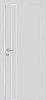 Межкомнатная дверь PX-14  AL кромка с 4-х ст. Сапфир матовый
